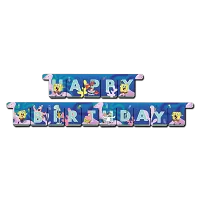 Narozeninový banner Happy Birthday Sponge Bob