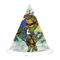 Papírové čepičky Želvy Ninja 6ks