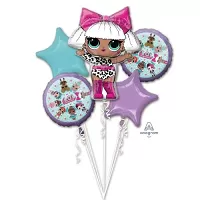 Sada foliových balonků Lol Surprise - 5 ks