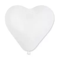 Latexový balonek srdce bílé 95 cm
