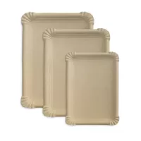 Papírový tácek KRAFT 13 x 20 cm - 100 ks