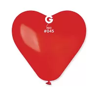 Dekorační latexový balonek srdce červené 30 cm