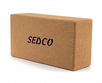 Kostka Sedco Yoga brick - Cork Wood