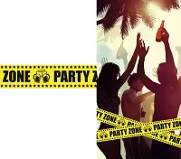 Bezpečnostní páska Party Zone 6 m