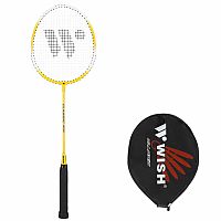 Badmintonová raketa WISH Alumtec 215 žlutá