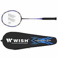 Badmintonová raketa WISH Fusiontec 973 modro-černá