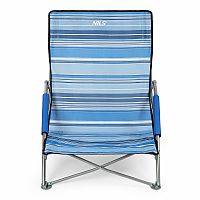 Plážové křeslo NILS Camp NC3035 modro-bílé