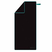 Ručník z mikrovlákna NILS NCR13 černý/modrý