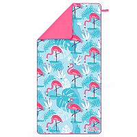 Ručník z mikrovlákna NILS Camp NCR14 plameňáci