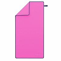 Ručník z mikrovlákna NILS NCR13 růžový / tmavě modrý