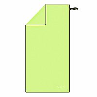 Ručník z mikrovlákna NILS aqua NAR11 zelený/černý