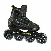 Kolečkové brusle NILS Extreme NA1128 černo-zelené