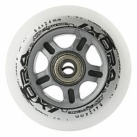 Sestava bílých PU koleček 84x24 + ložiska ABEC7 NILS EXTREME