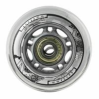 Sestava čirých PU koleček 64x24 + ložiska ABEC7 NILS EXTREME