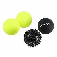 Sada masážních míčků Lacrosse Ball HMS BLS01