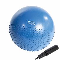 Masážní gymnastický míč HMS YB03N 55 cm modrý
