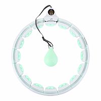 Masážní hula hoop HMS HHW06 se závažím a počítadlem zelená