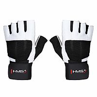 Fitness rukavice HMS RST04 bílé