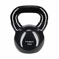 Kettlebell pokrytý vinylem HMS KNV10 10 kg, černý