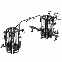 Multifunkční posilovací věž UpForm UF-T004, 8 stanovišť