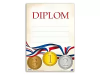 Diplom s medailemi A4
