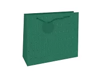 Dárková taška reliéfní velká zelená
