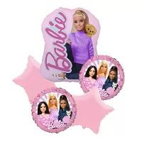 Sada fóliových balonků Barbie 5 ks