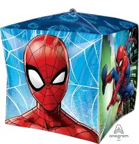 Fóliový balonek krychle Spiderman 38 cm