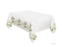 Plastový ubrus "Hello baby" puntíky