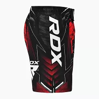 RDX Bojové a tréninkové šortky MMA, schválené IMMAF, červené 3XL - 3XL