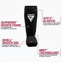 RDX Chrániče holení a nártů SIB HOSIERY SHIN INSTEP GUARD FOAM, černo bílé M - M