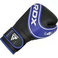 RDX Dětské boxerské rukavice 4B Robo, modro černé, 4 oz - 4