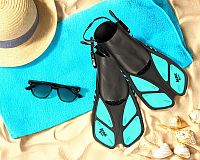 Potápěčské ploutve pro dospělé, tyrkysové 36-41