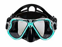Šnorchlovací set 3 v 1, TYRKYSOVÝ, S/M, ploutve 36-41, maska, šnorchl