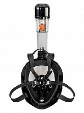 Šnorchlovací maska, černá, celoobličejová, velikost S/M