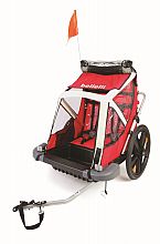 BELLELLI B-TRAVEL Dětský vozík za kolo, červený