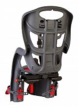 BELLELLI PEPE Dětská sedačka na kolo, upevnění na zadní nosič, šedá