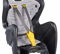 BELLELLI MR FOX Dětská sedačka na kolo EASY DREAM polohovatelná, černá