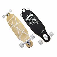 Muuwmi Longboard GLOW ABEC 7 PABLO, svítící kolečka, světelný efekt