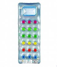 SunClub nafukovací lehátko s 18 jamkama 173x63x18cm