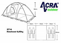 BROTHER ST14 Rodinný stan pro 4 osoby