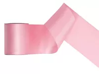 Saténová stuha růžová - 10 cm x 25 m