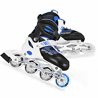 Spokey TONYX Dětské kolečkové brusle, černo-modré, vel. 30-33