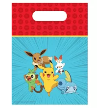 Plastové tašky Pokemon 6 ks