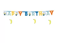 Narozeninový nápis Happy Birthday Mimoni 153 cm