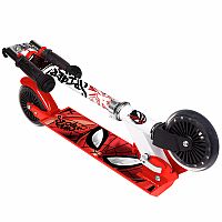 Skládací koloběžka Spiderman, červená