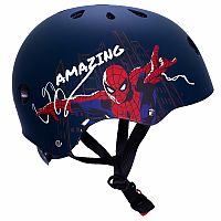 Sportovní helma Spiderman, modrá, M 52-56cm