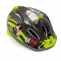 Cyklistická helma Mickey Mouse, černá, 52-56cm