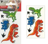 Dočasné tetování dětské - dinosauři