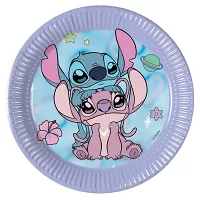 Papírové talíře Stitch a Angel 20 cm 8 ks